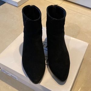 Steve Madden Black Suede Bootie